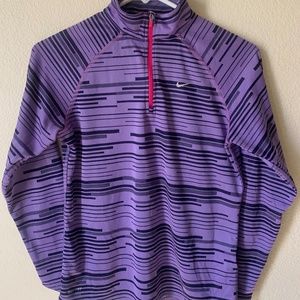 Nike Dri Fit Purple Running Track Jacket Size XLarge